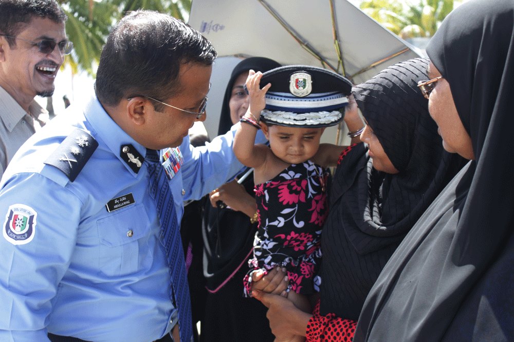 މާވަށު ފުލުހުންގެ ޢިމާރާތް ހުޅުވުމުގެ ރަސްމިއްޔާތުގެ ތެރެއިން - ފޮޓޯ :ޕޮލިސް.އެމްވީ