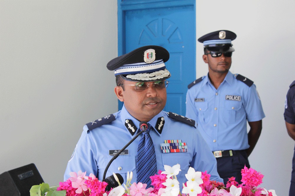 މާވަށު ފުލުހުންގެ ޢިމާރާތް ހުޅުވުމުގެ ރަސްމިއްޔާތުގެ ތެރެއިން - ފޮޓޯ :ޕޮލިސް.އެމްވީ